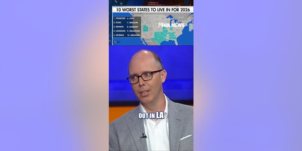 CNBC's 'worst states' list is seeing red - Fox News