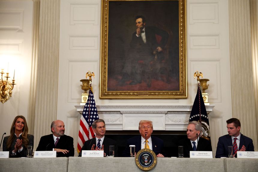 Trump hosted White House crypto summit in early March 2025, less than two months after returning to office.