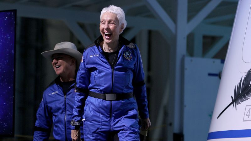 Wally Funk, the oldest woman to venture to space, dies at 87