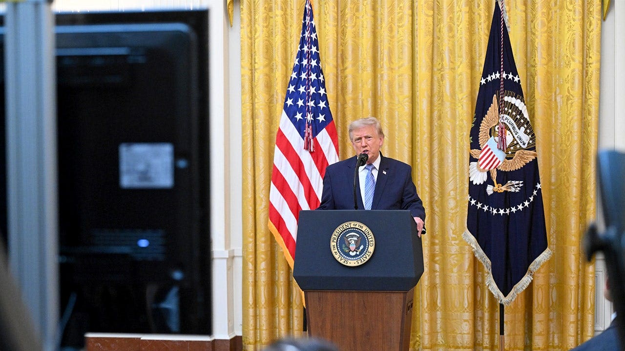ABC News, NBC News and CNN skip airing Trump's election speech live