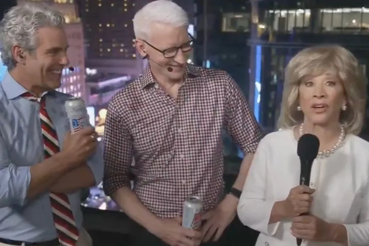 Andy Cohen and Anderson Cooper lose it as Cheri Oteri provides heavenly visit from Barbara Walters
