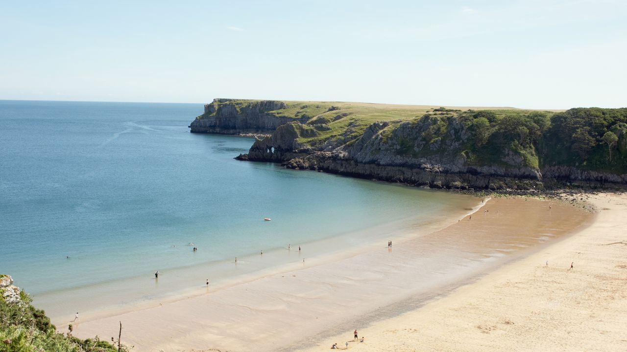 Two secluded Welsh beaches have just been ranked amongst the top three in Europe