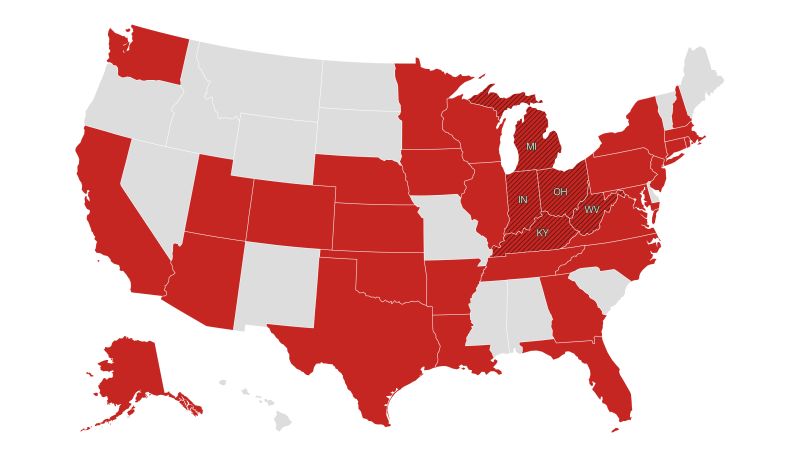 Cyclosporiasis outbreak in the US, by the numbers