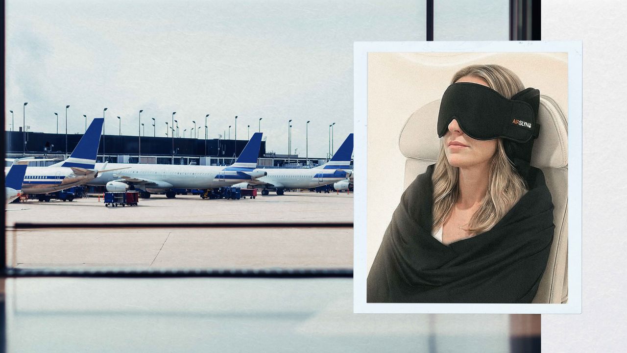 Airslyng Review: This Travel Accessory Is My Secret for Sleeping on the Plane—And It's Only $40