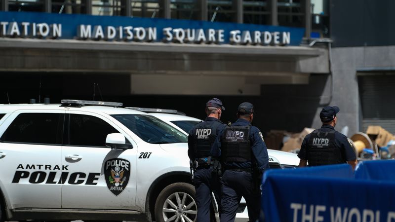 Here’s the vibe outside MSG ahead of Taylor Swift’s wedding - CNN