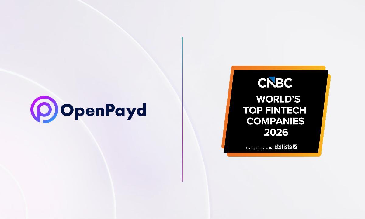 OpenPayd recognised among CNBC's World's Top Fintech Companies 2026
