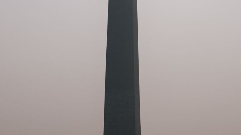 Wildfire smoke covers DC as officials warn of health risks