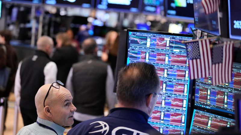 What in the world just happened to the Dow?