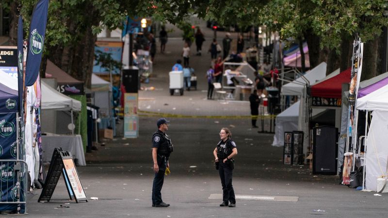 Seattle police say 15-year-old arrested in connection with festival shooting had a ghost gun