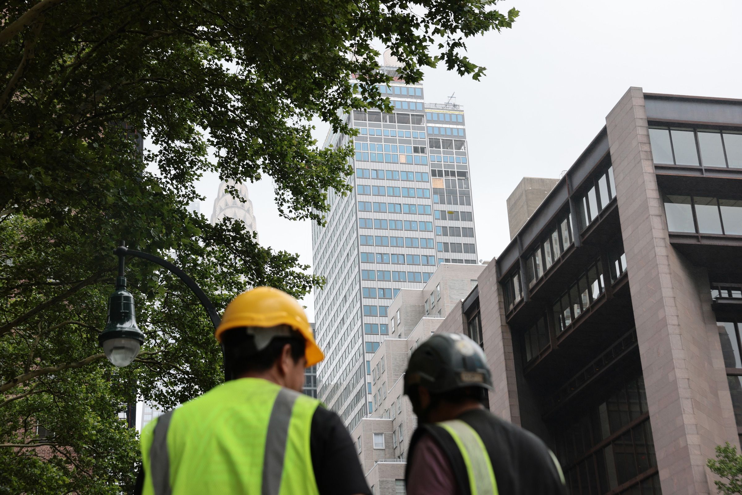 Michael M. Santiago/Getty Images via CNN NewsourceThe former Pfizer headquarters building on July 7