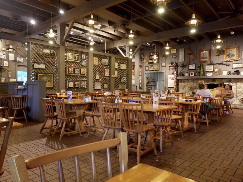 A Cracker Barrel restaurant that wasn't remodeled.