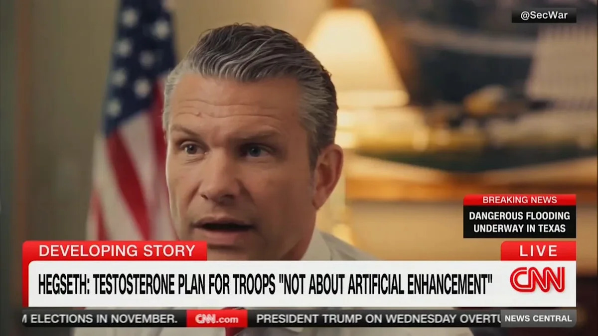 ‘Makes No Medical Sense’: CNN Medical Contributor Pours Cold Water on Hegseth’s Testosterone Push